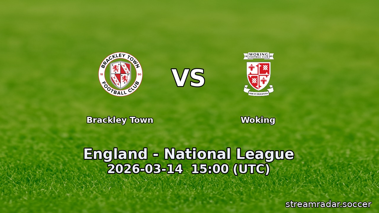 Brackley Town vs Woking