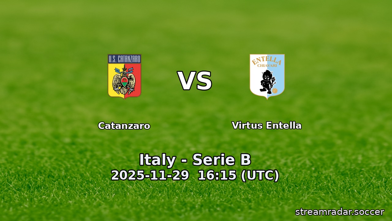 Catanzaro vs Virtus Entella