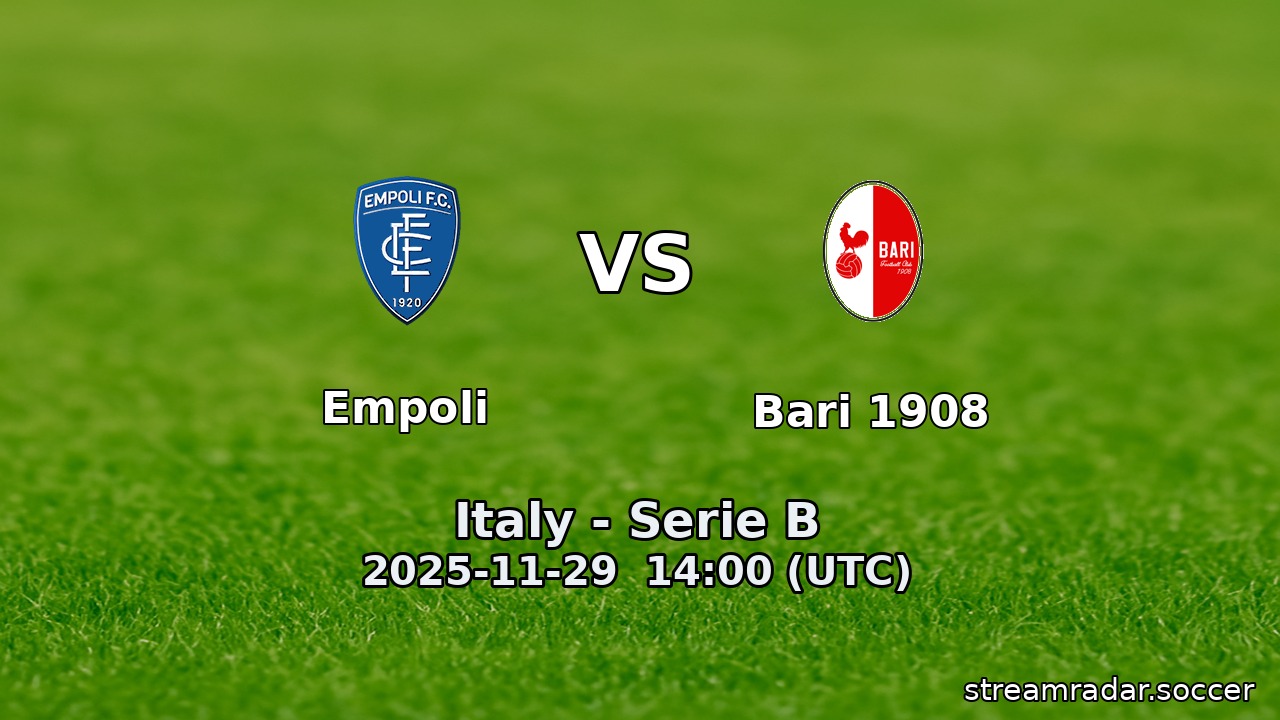 Empoli vs Bari 1908
