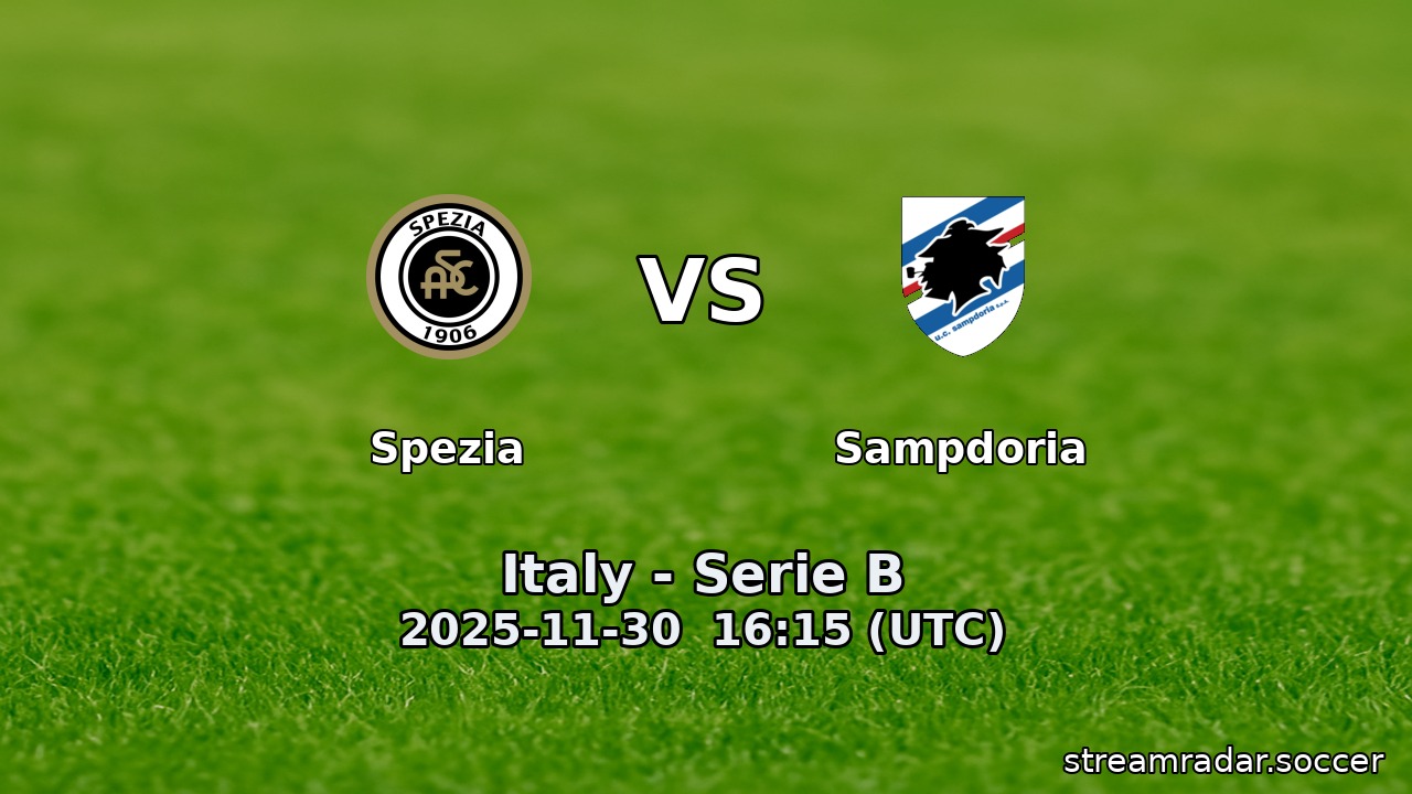 Spezia vs Sampdoria