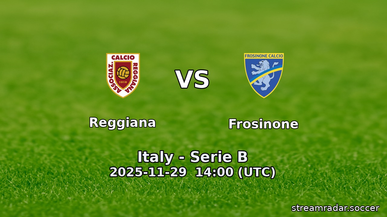Reggiana vs Frosinone