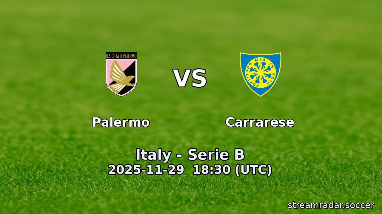 Palermo vs Carrarese