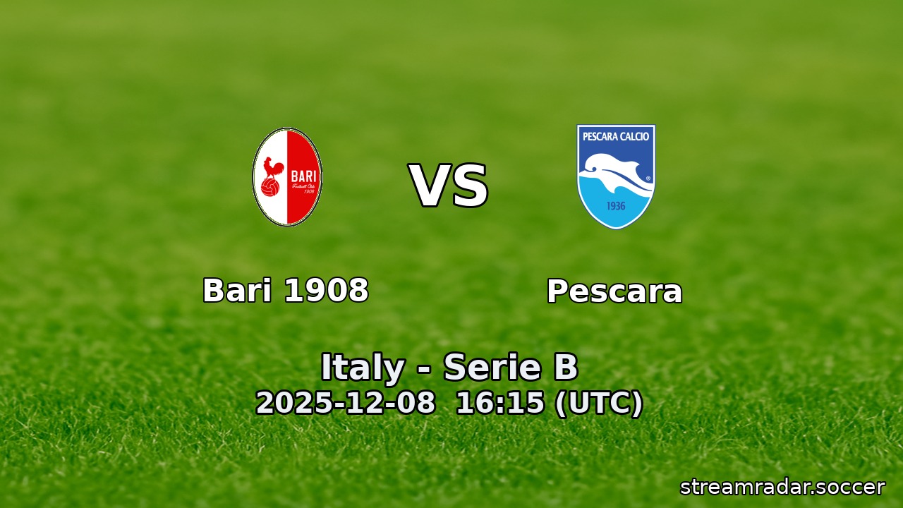 Bari 1908 vs Pescara