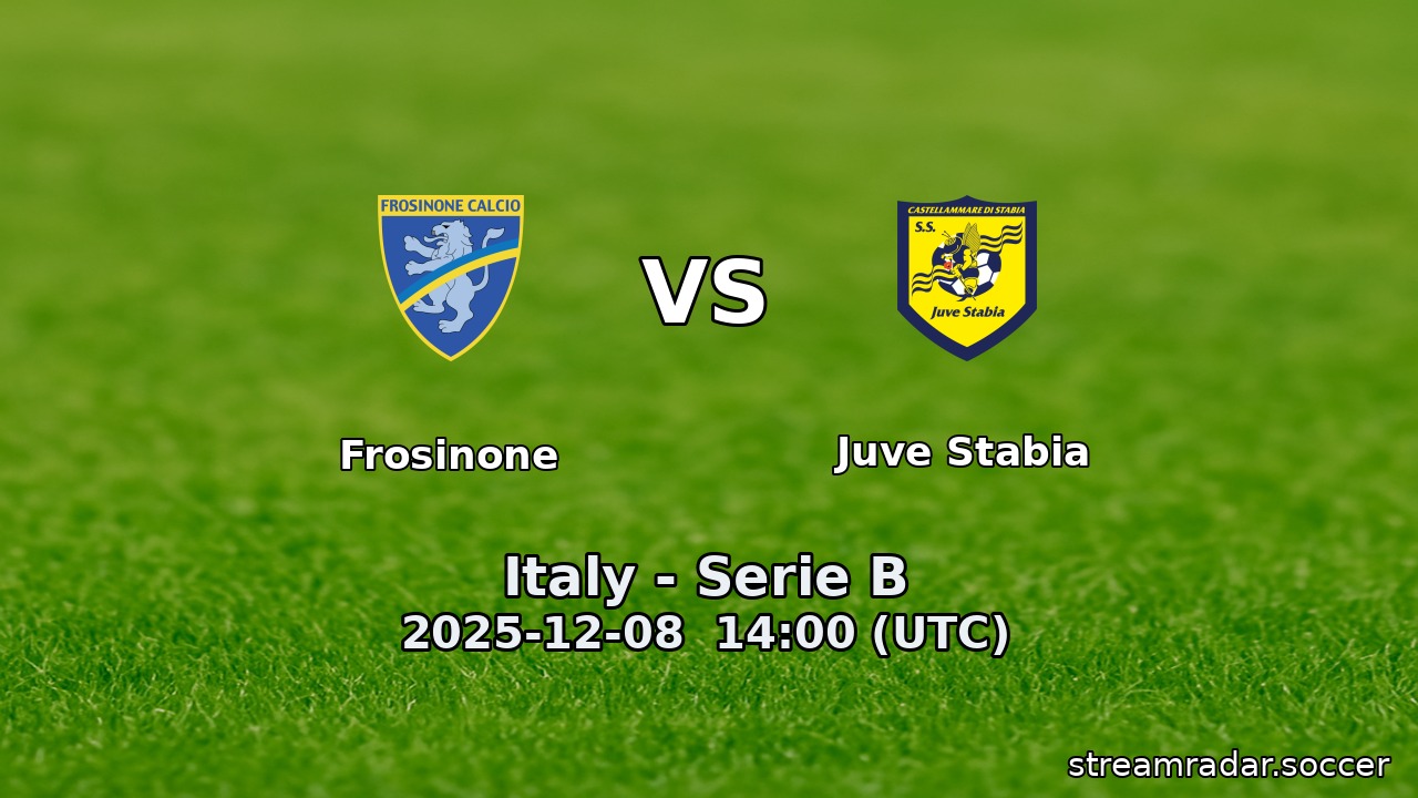 Frosinone vs Juve Stabia