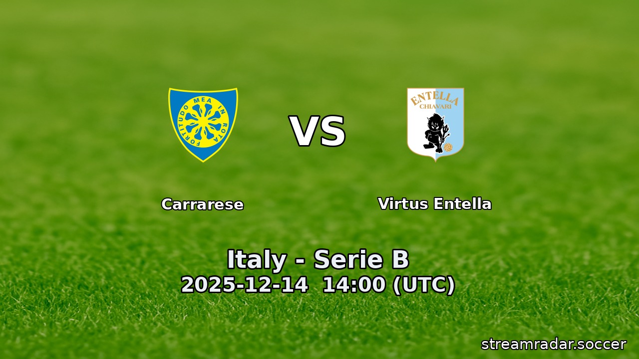 Carrarese vs Virtus Entella