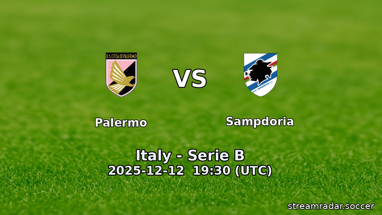 Palermo vs Sampdoria