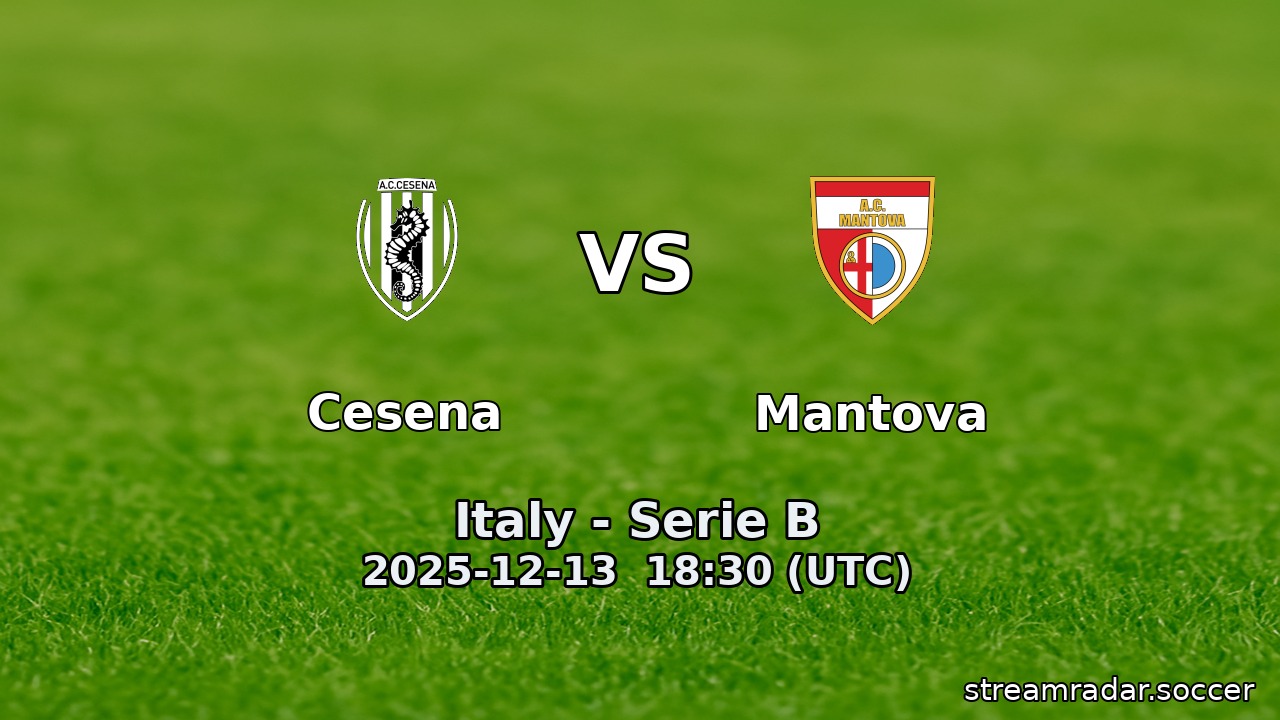 Cesena vs Mantova
