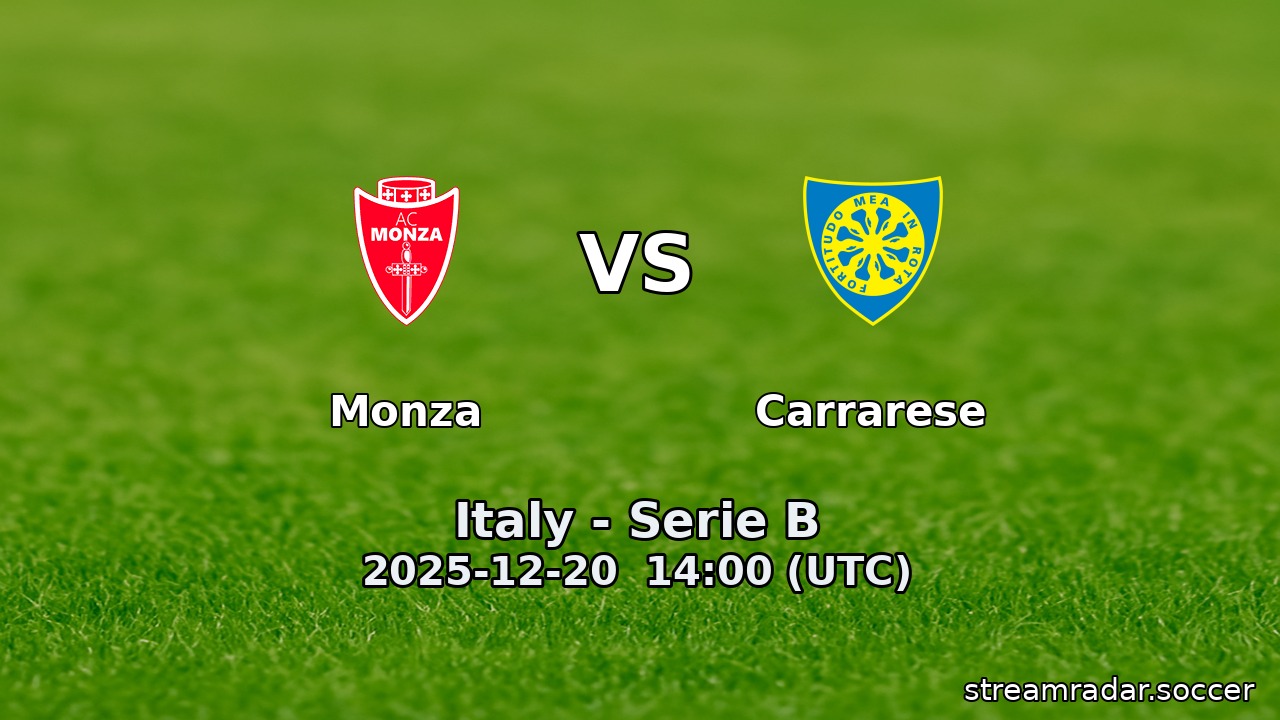 Monza vs Carrarese