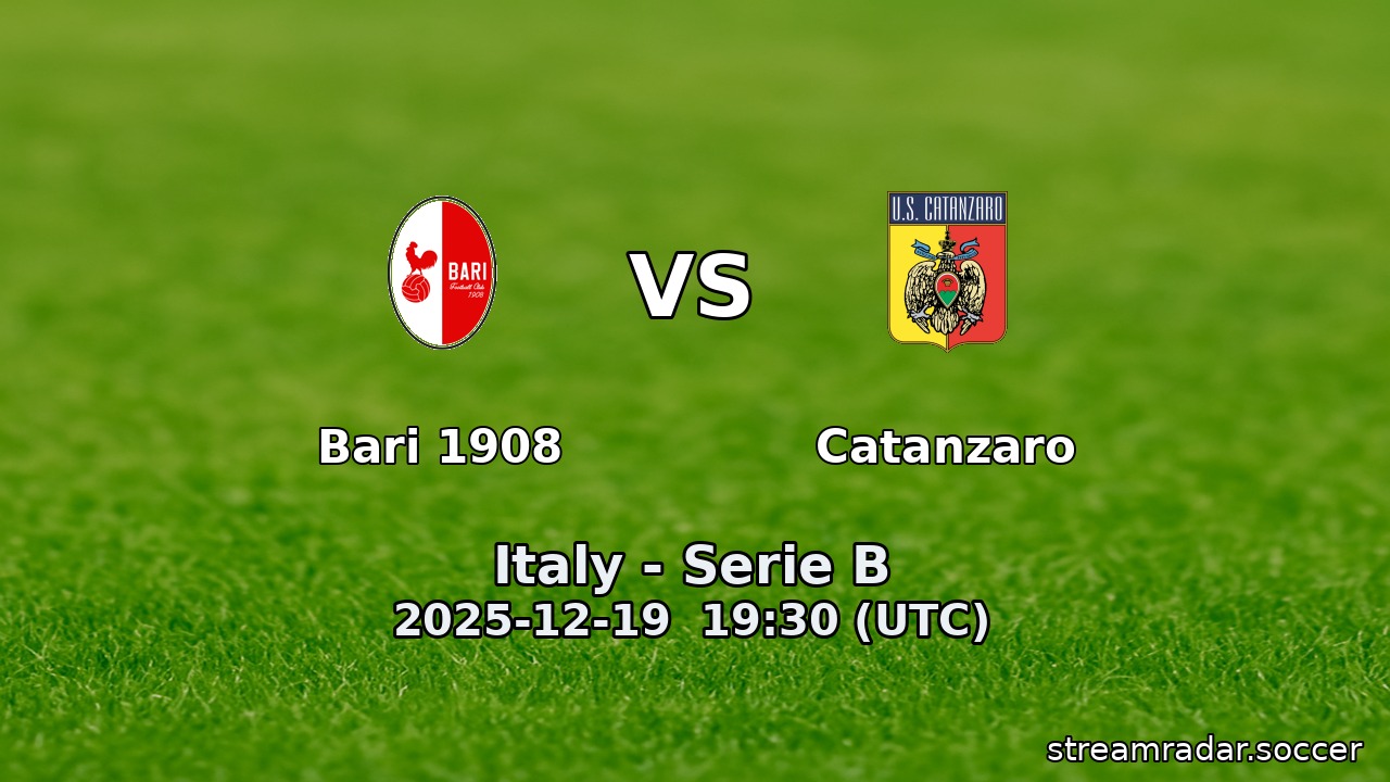Bari 1908 vs Catanzaro
