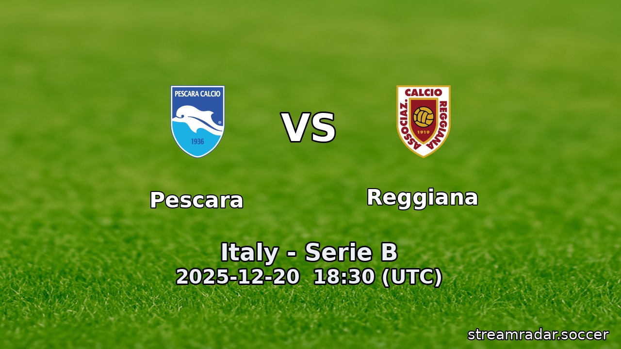 Pescara vs Reggiana