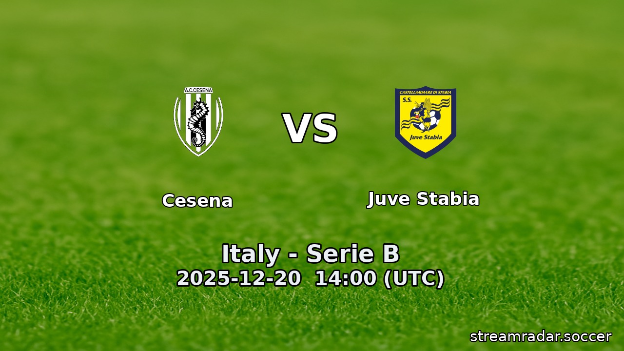 Cesena vs Juve Stabia