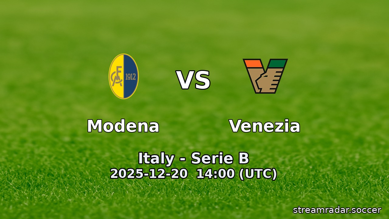 Modena vs Venezia