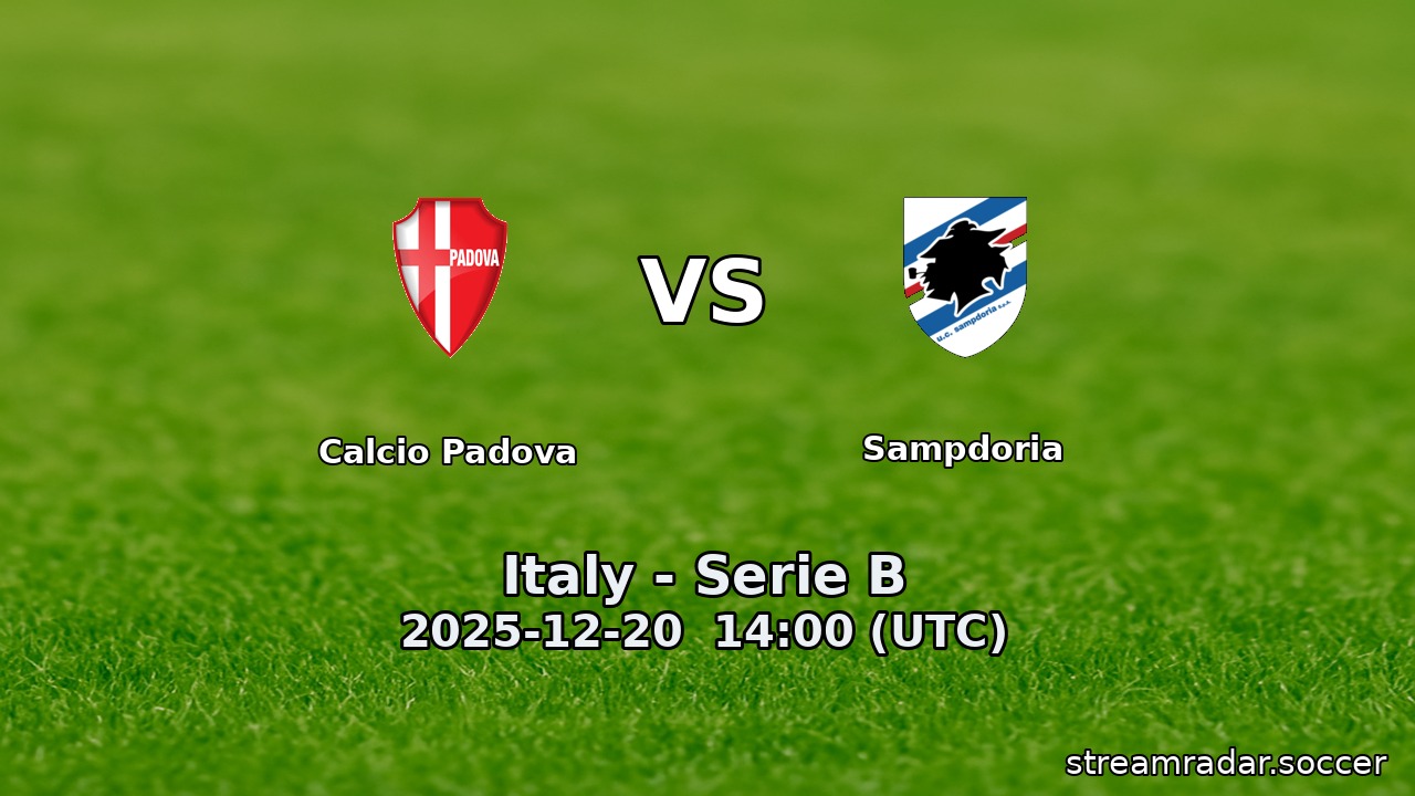 Calcio Padova vs Sampdoria