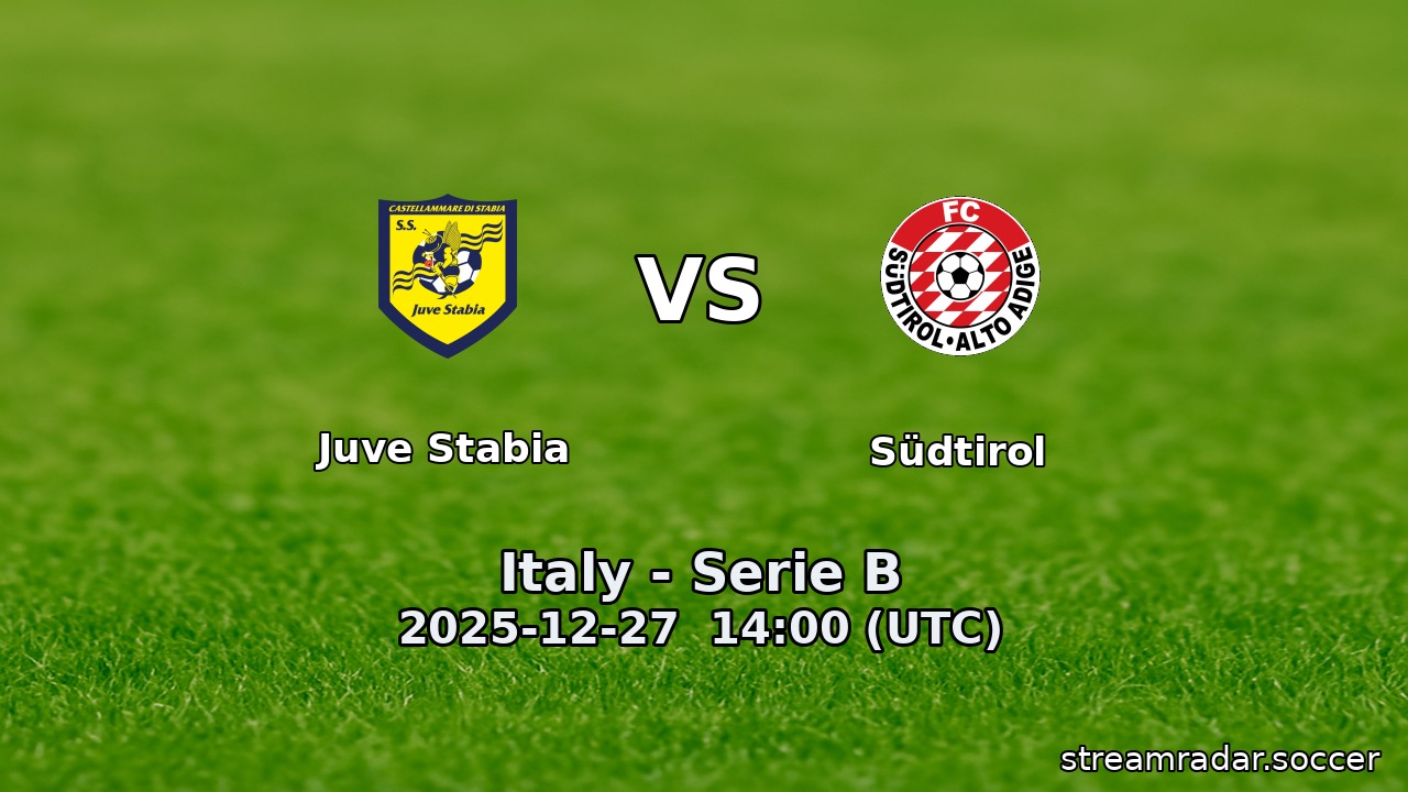 Juve Stabia vs Südtirol