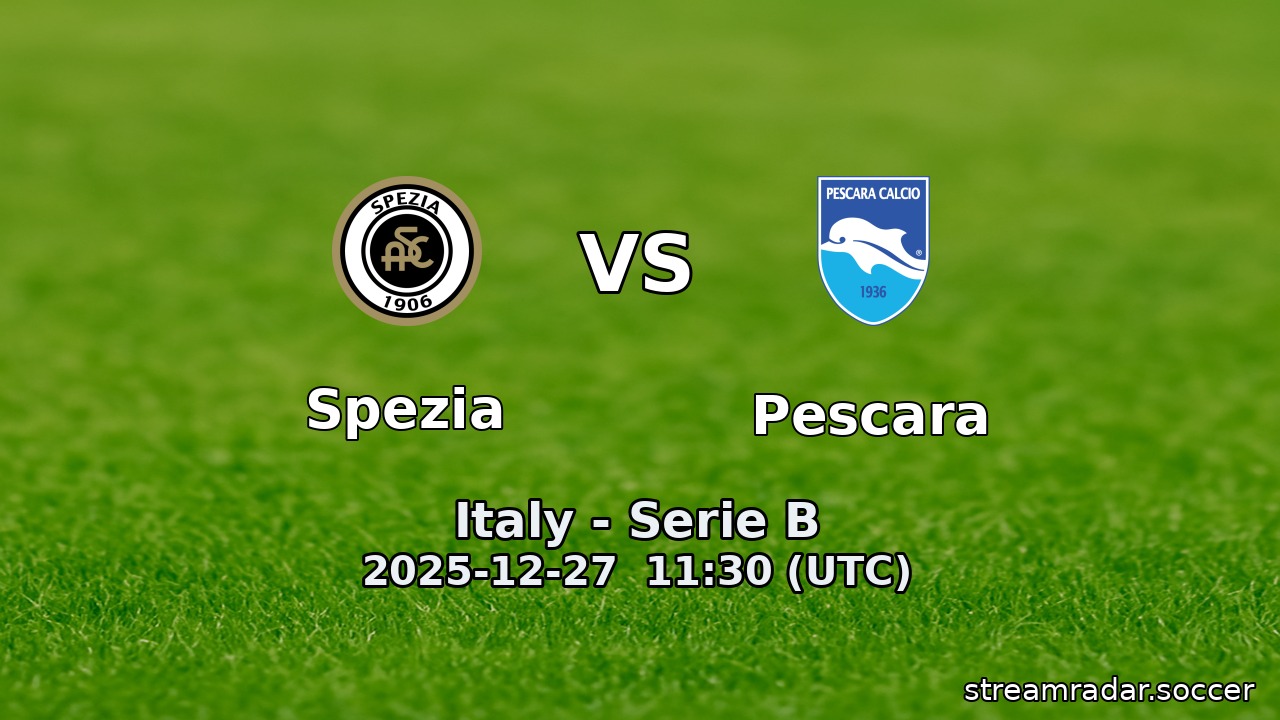 Spezia vs Pescara