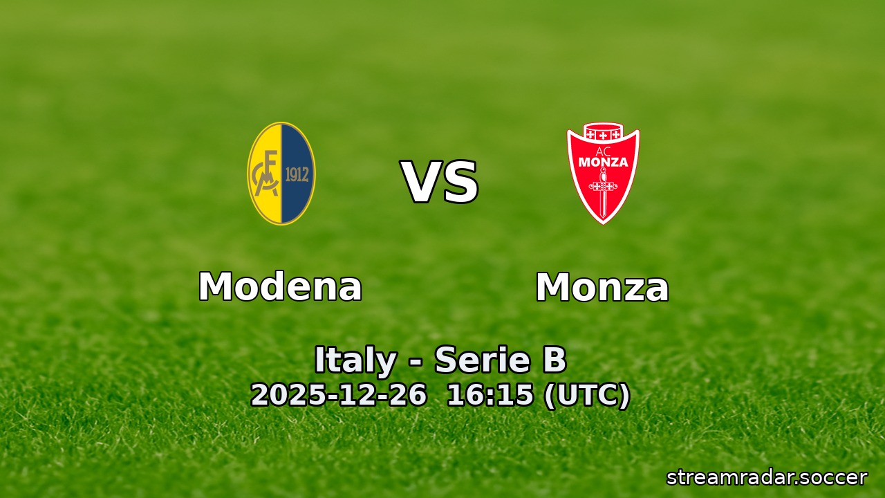 Modena vs Monza