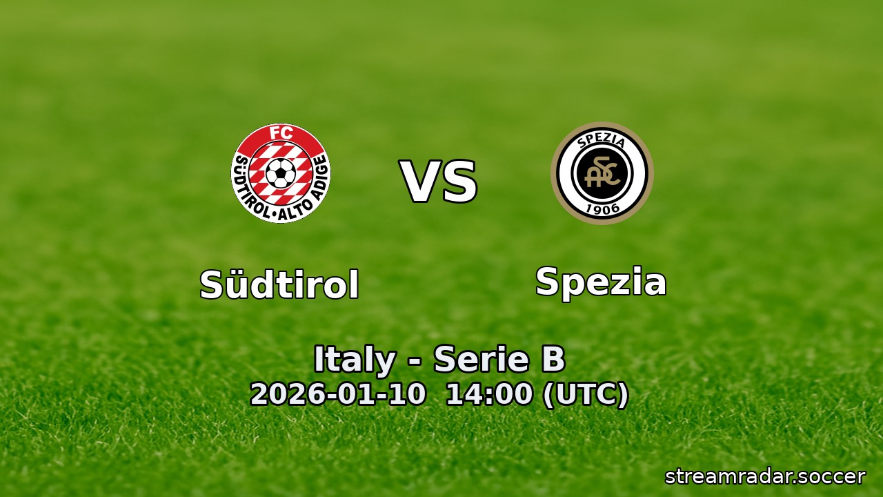 Südtirol vs Spezia