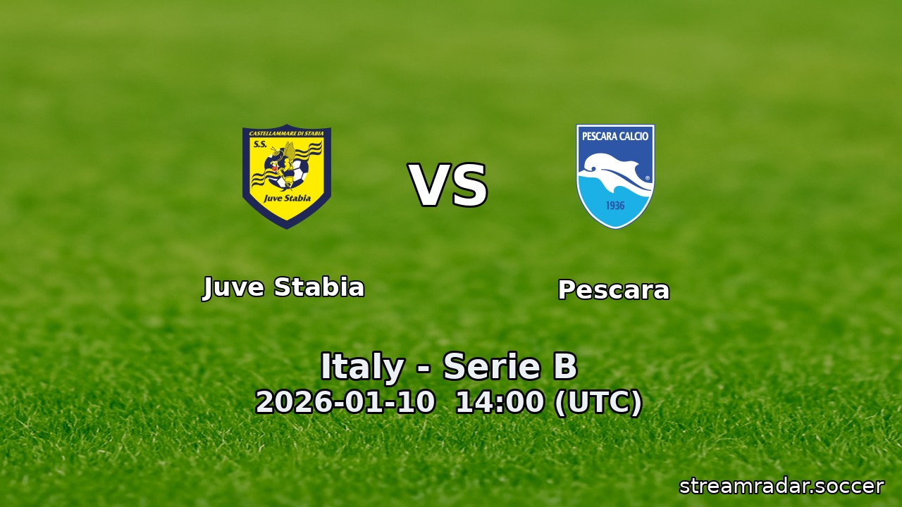 Juve Stabia vs Pescara