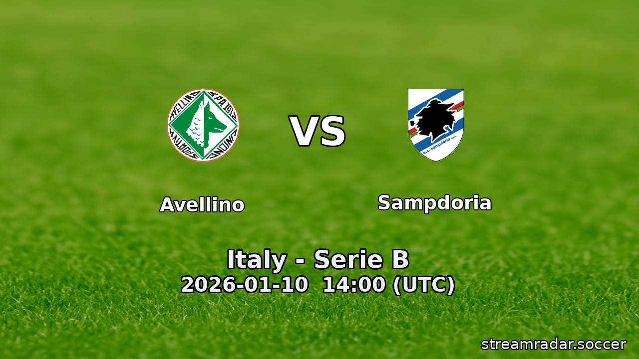 Avellino vs Sampdoria