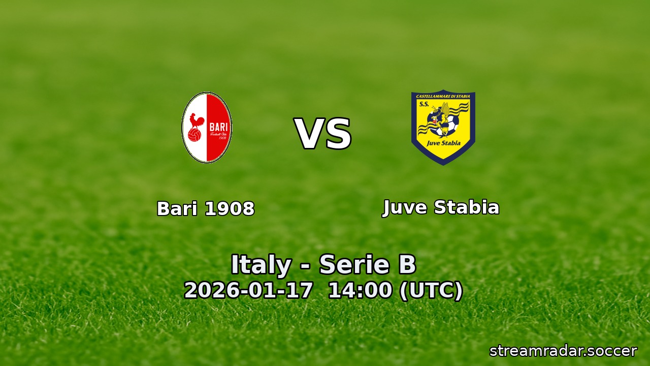 Bari 1908 vs Juve Stabia
