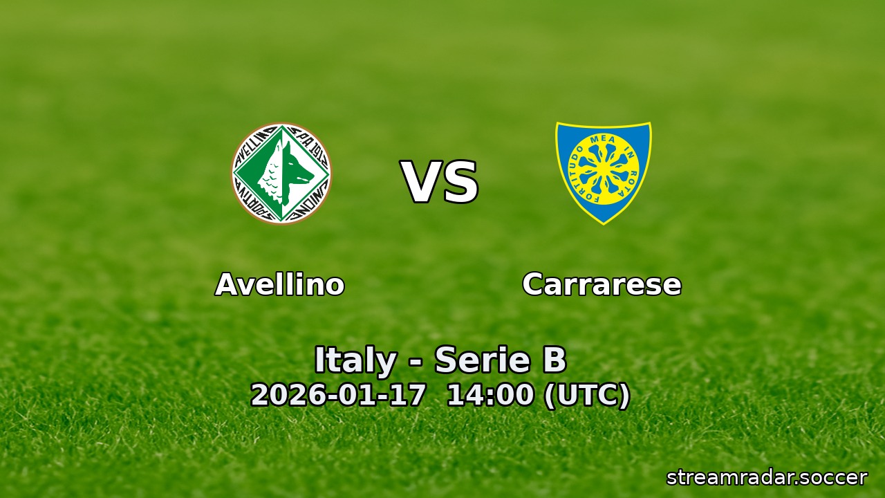Avellino vs Carrarese