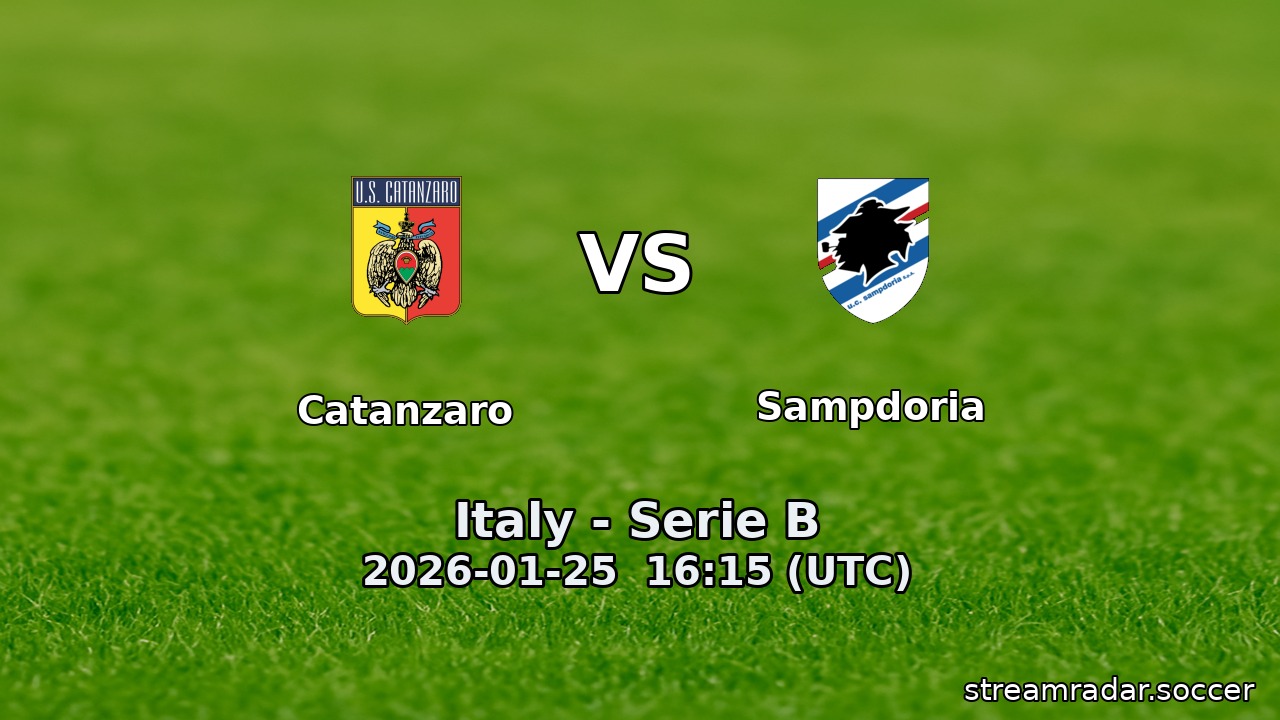 Catanzaro vs Sampdoria