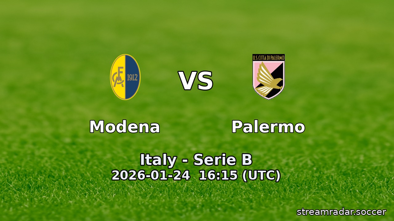 Modena vs Palermo