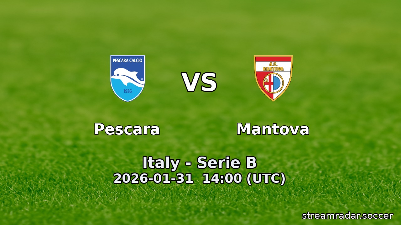 Pescara vs Mantova