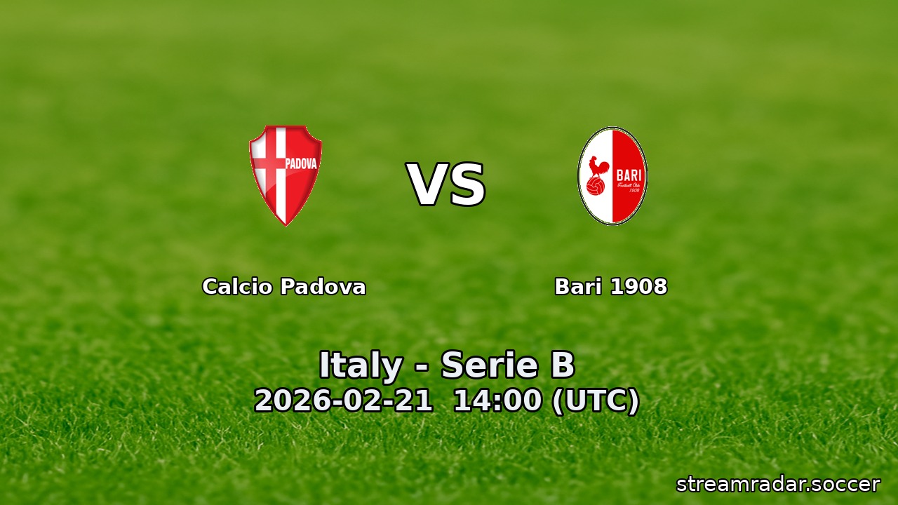 Calcio Padova vs Bari 1908