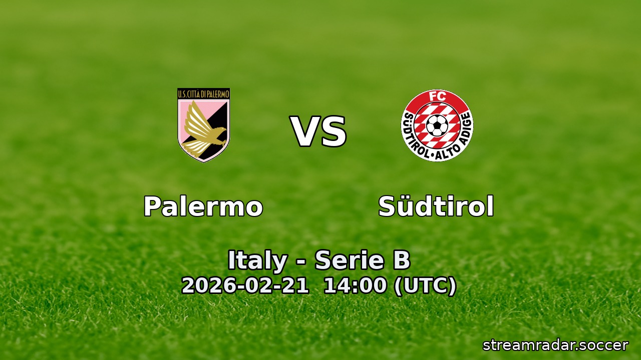 Palermo vs Südtirol