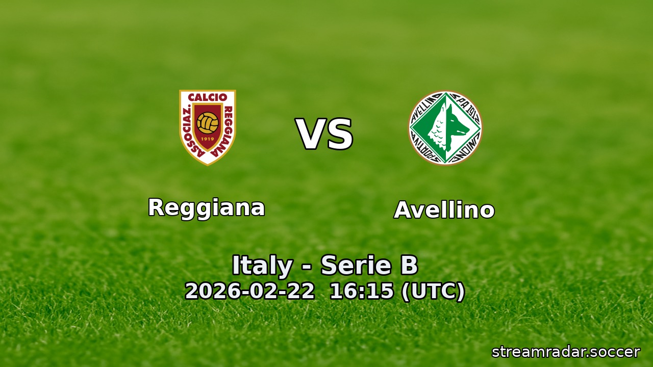 Reggiana vs Avellino