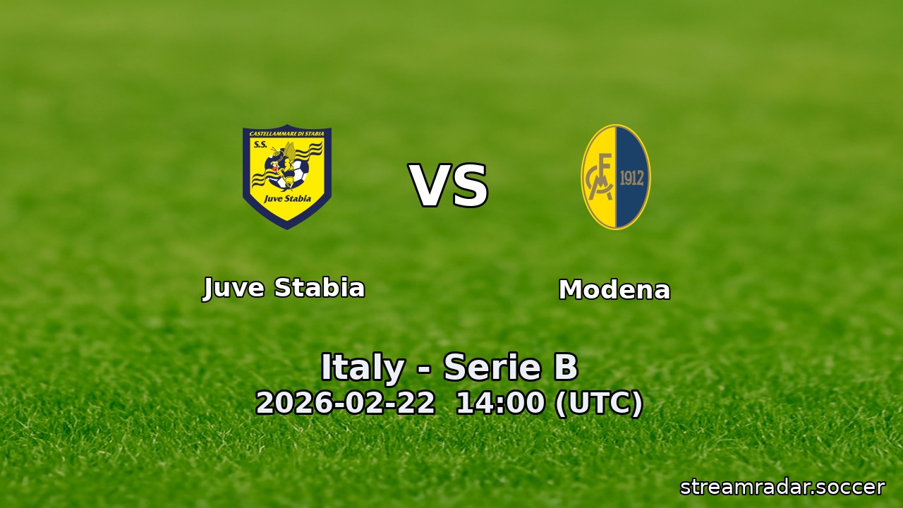 Juve Stabia vs Modena