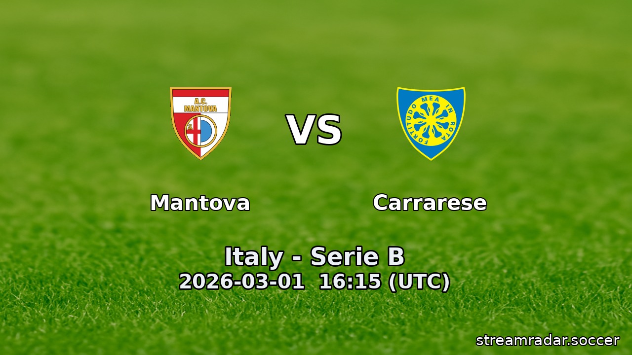 Mantova vs Carrarese