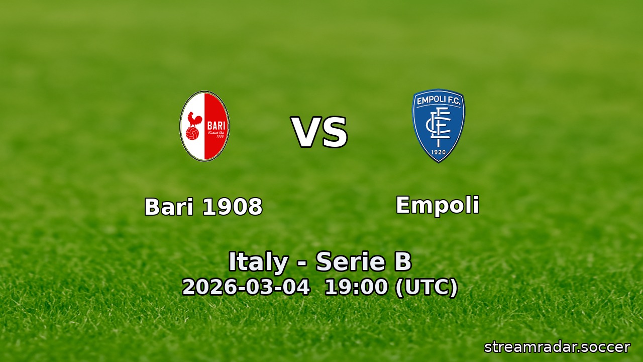 Bari 1908 vs Empoli