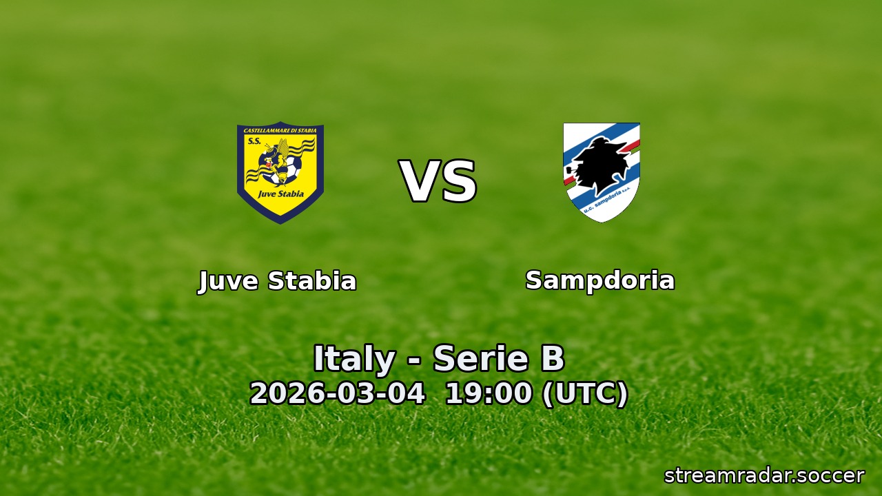 Juve Stabia vs Sampdoria