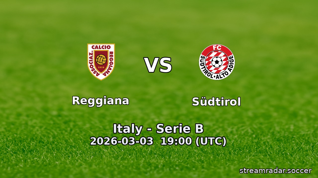 Reggiana vs Südtirol