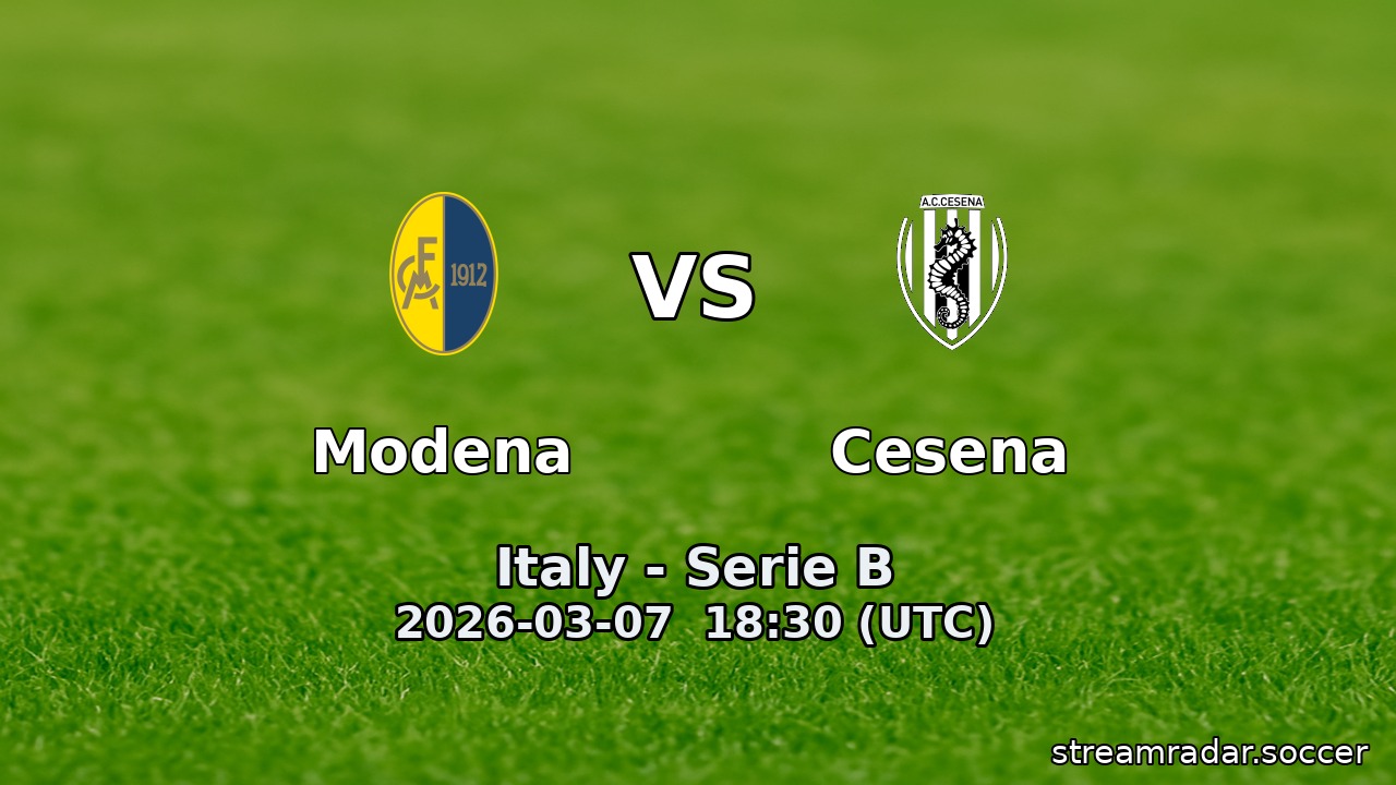 Modena vs Cesena