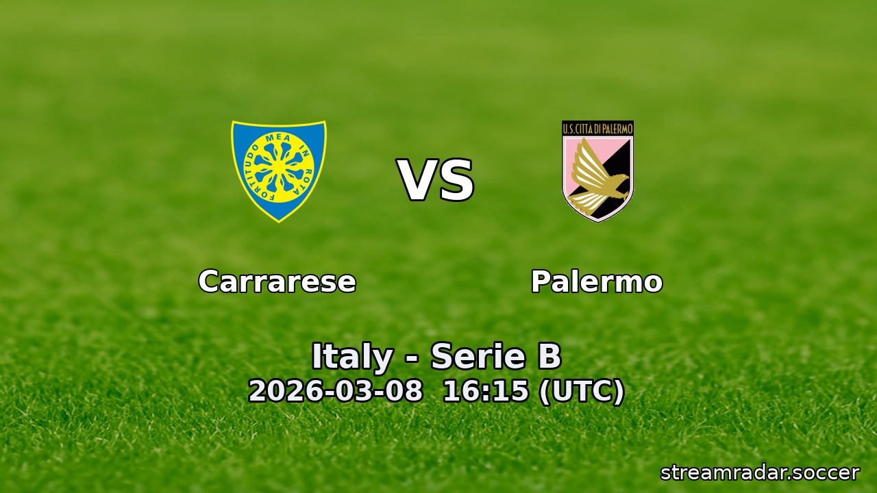 Carrarese vs Palermo