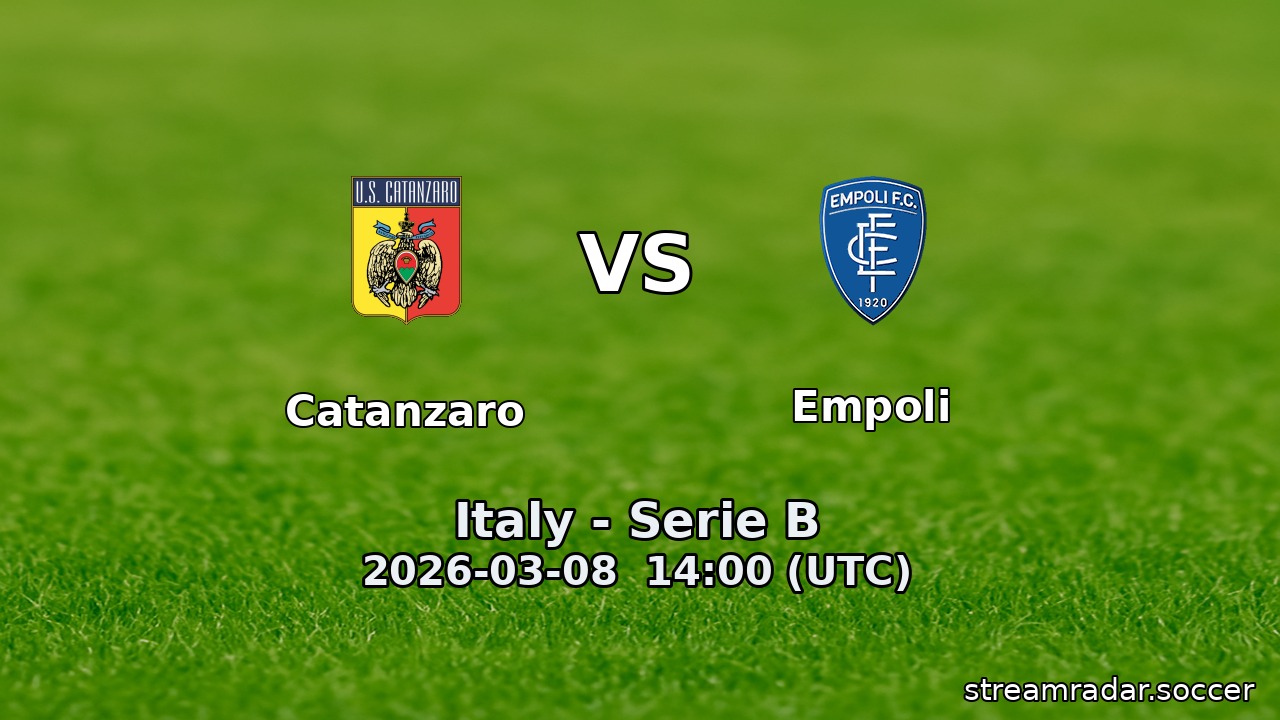 Catanzaro vs Empoli