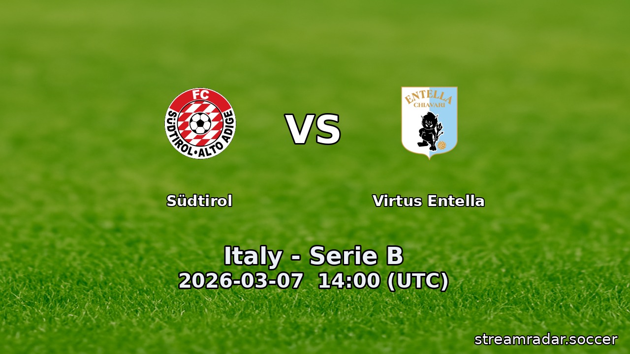 Südtirol vs Virtus Entella