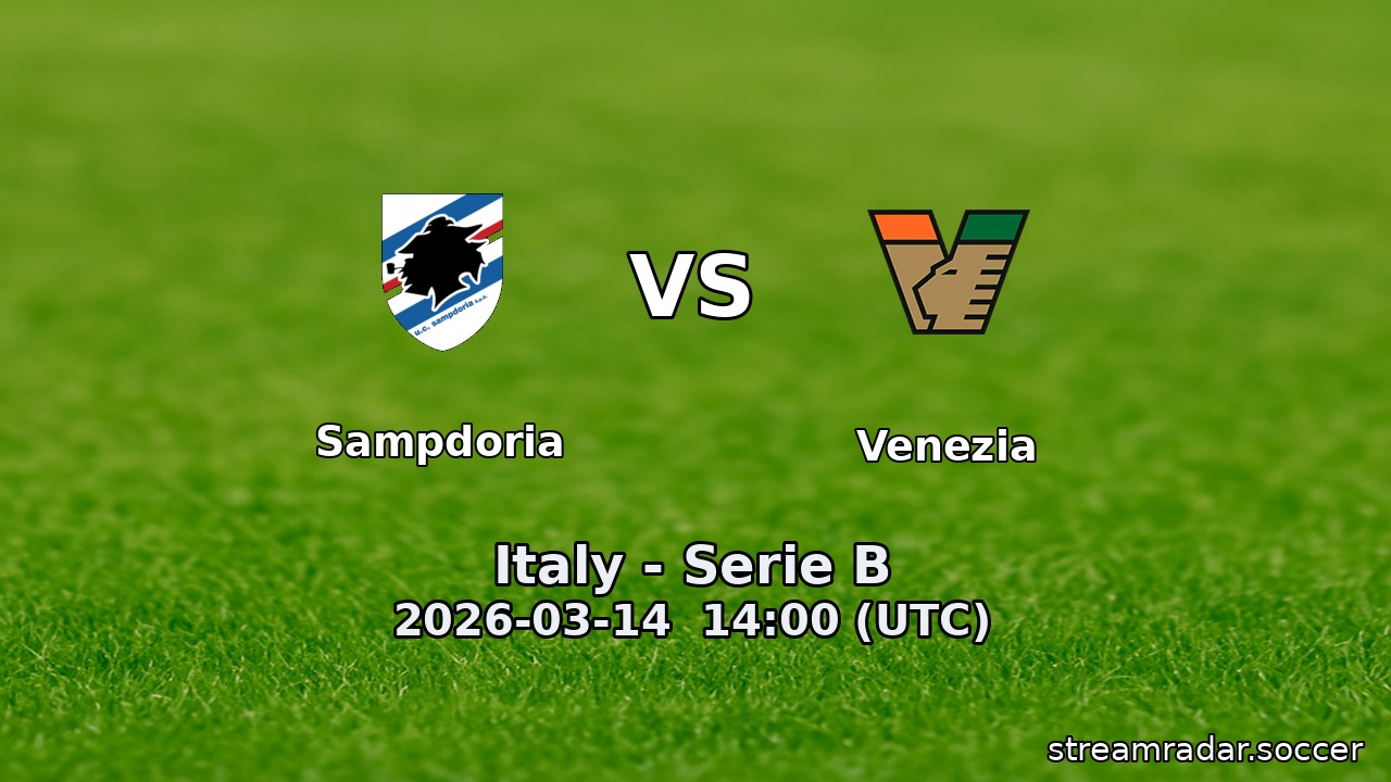 Sampdoria vs Venezia