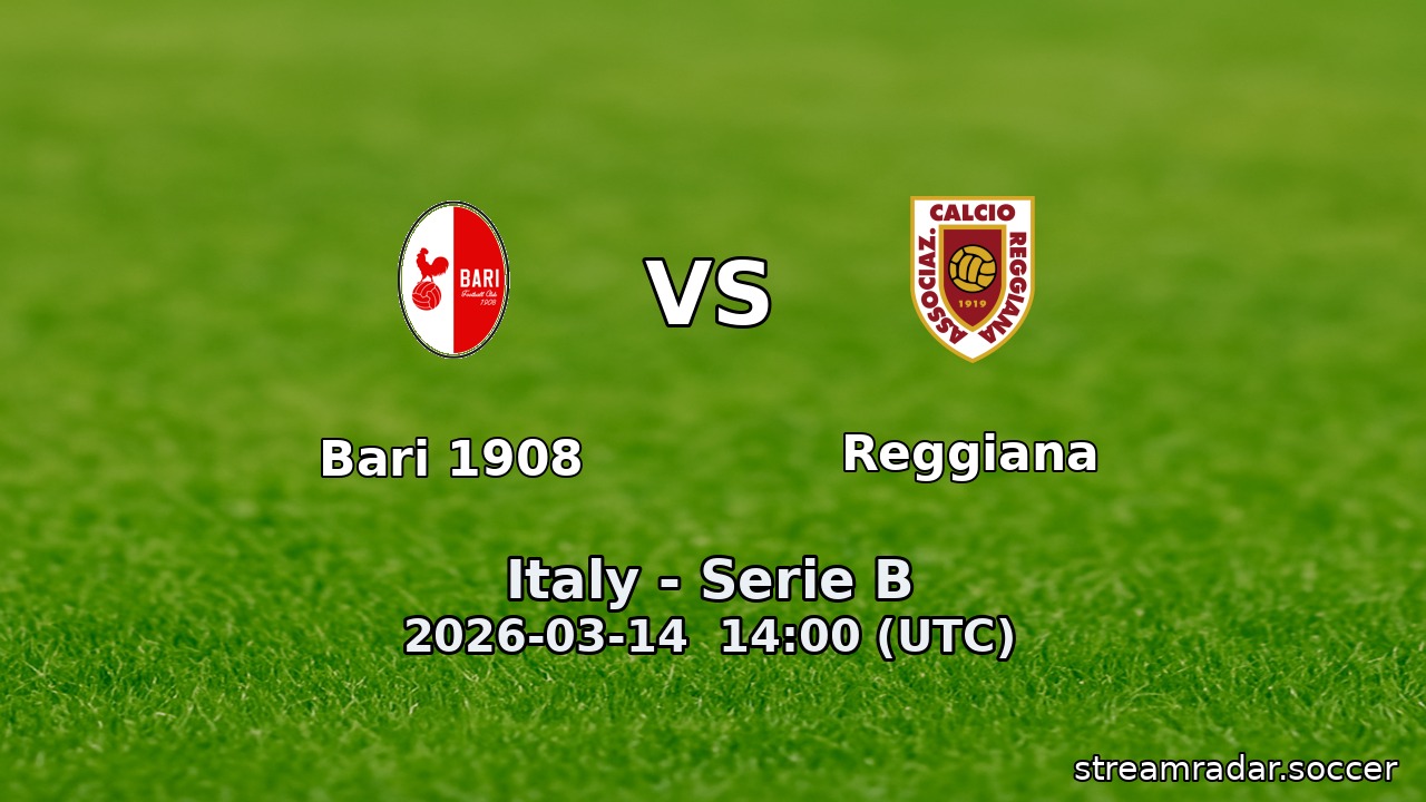 Bari 1908 vs Reggiana