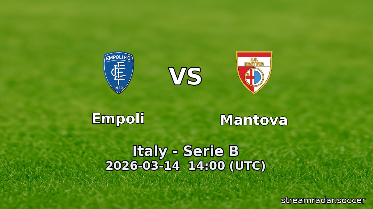 Empoli vs Mantova