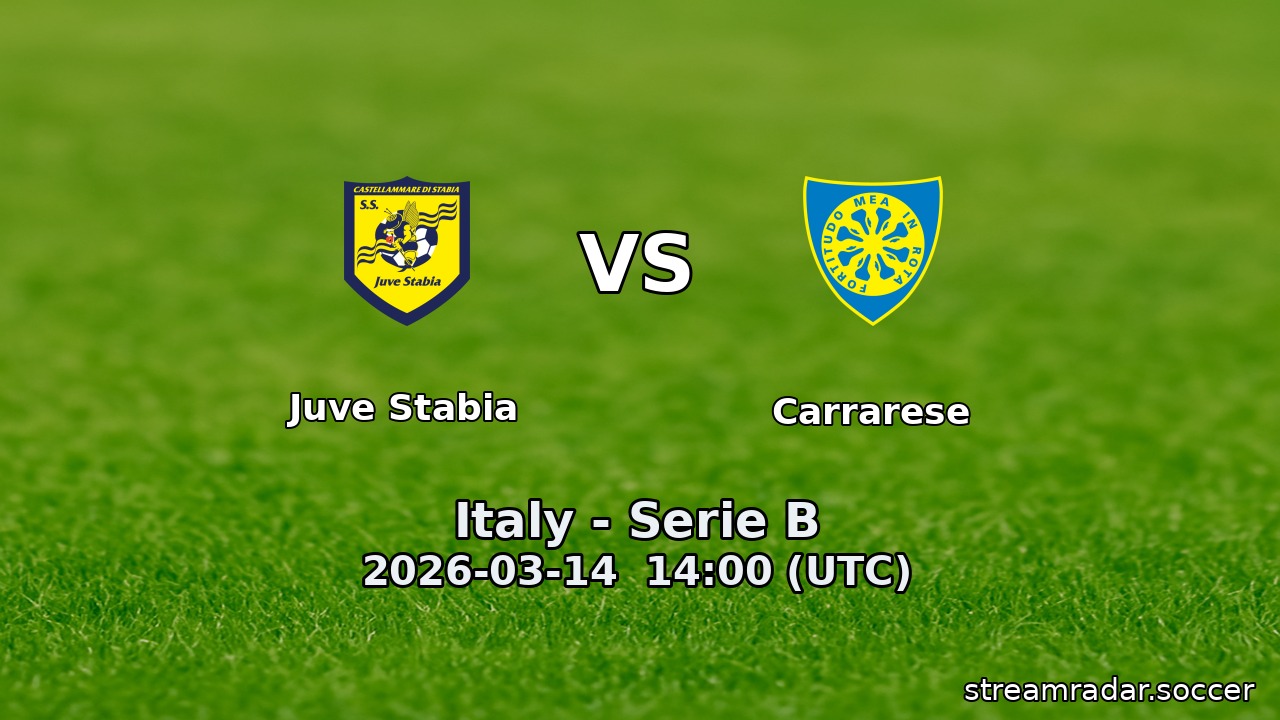Juve Stabia vs Carrarese