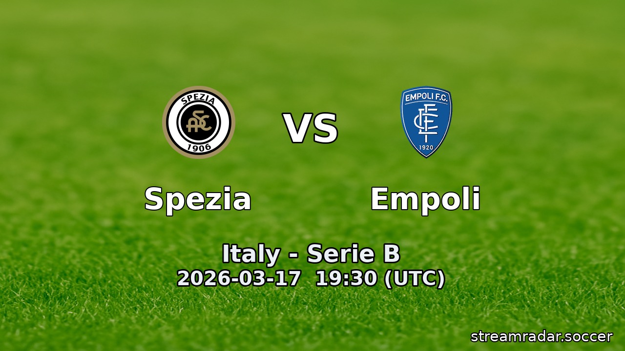 Spezia vs Empoli