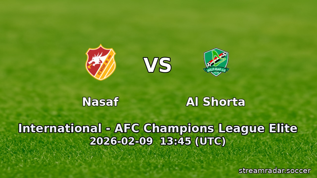 Nasaf vs Al Shorta