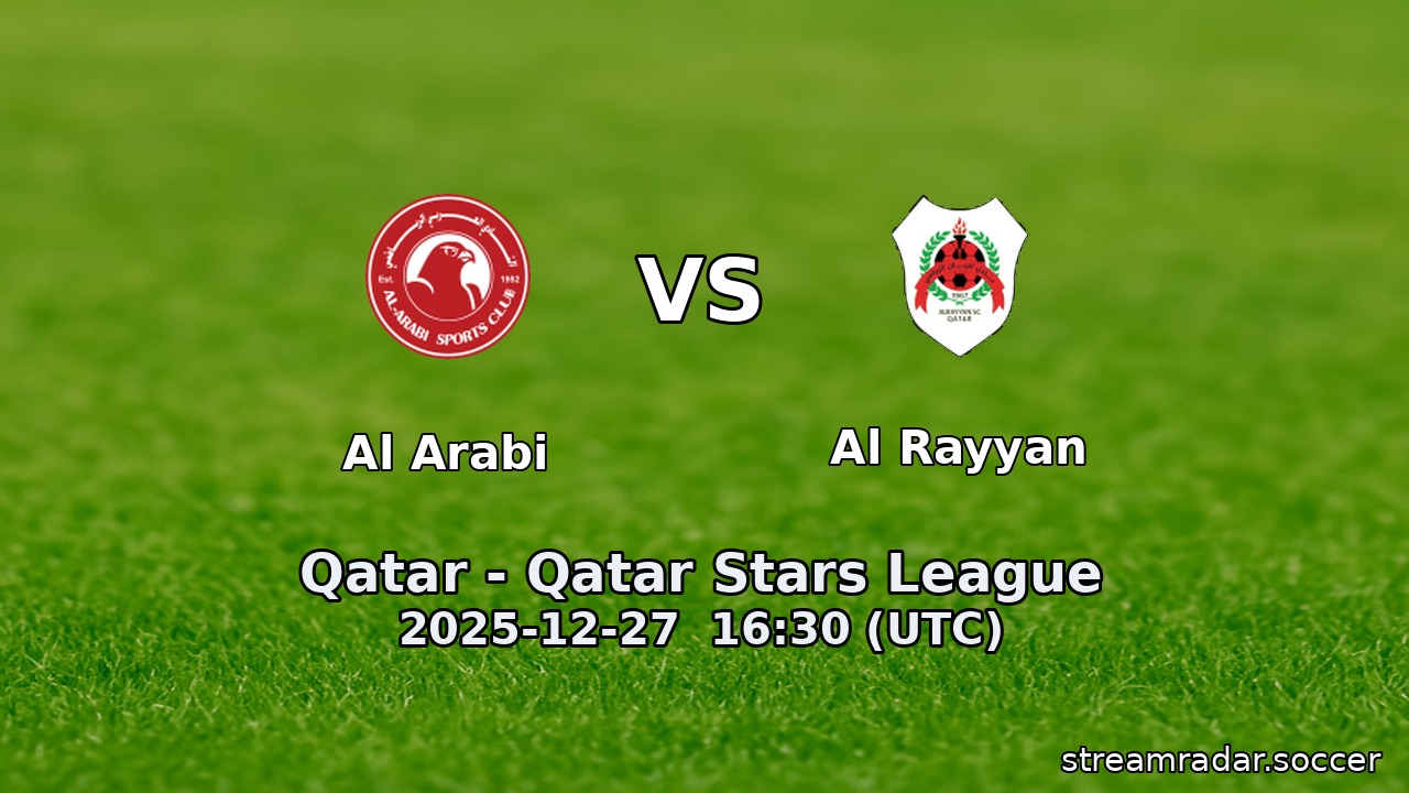 Al Arabi vs Al Rayyan