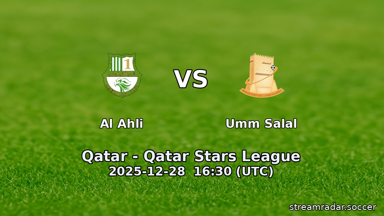 Al Ahli vs Umm Salal