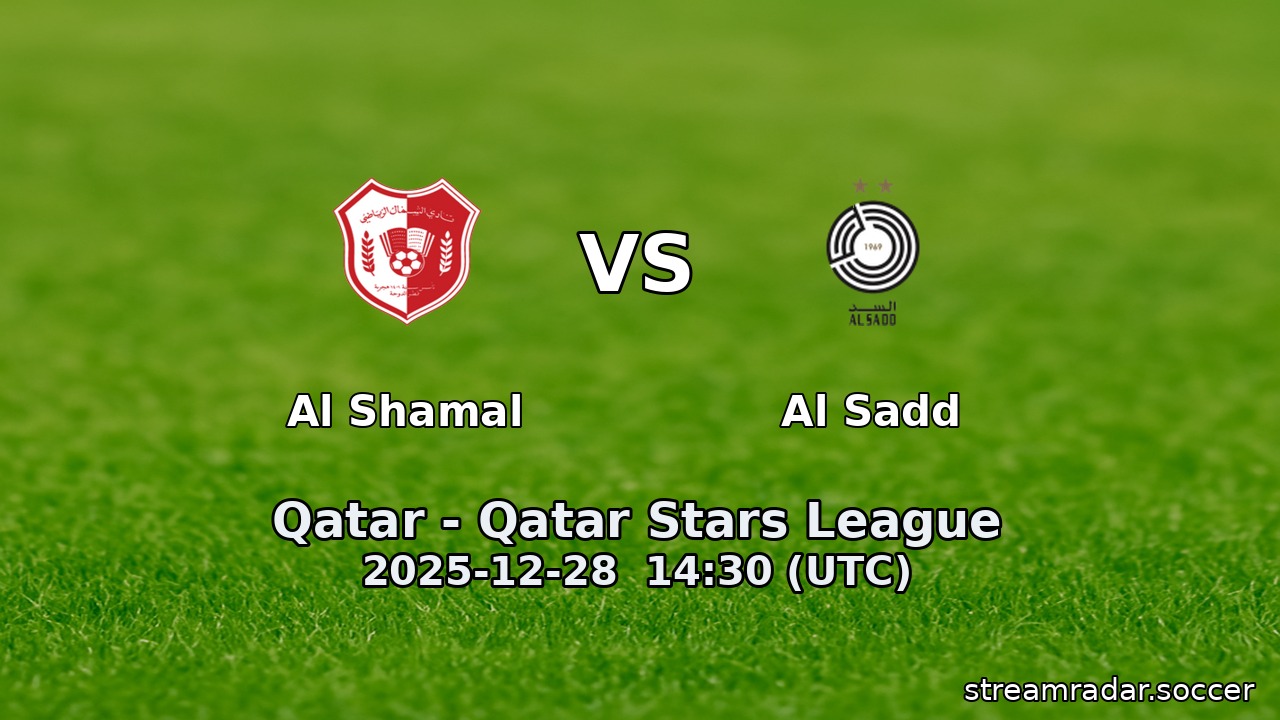 Al Shamal vs Al Sadd