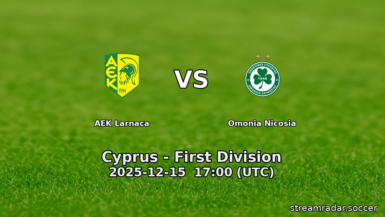 AEK Larnaca vs Omonia Nicosia